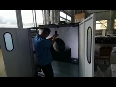 Teste de impacto de martelo de queda com sistema de vácuo