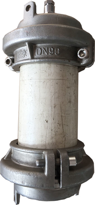 O Pe de aço inoxidável hidrostática do Pvc Pp das peças 304# do Dn 90mm conduz o fechamento da extremidade do encaixe