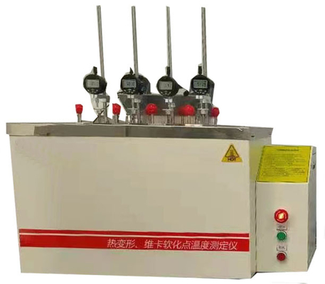 A máquina de testes de Astm D648 Hdt Vicat automatizou