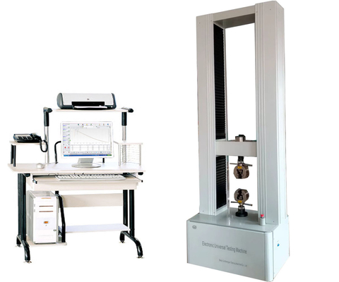 Máquina de teste 100KN universal eletrônica para o teste de compressão elástico do vidro de fibra de Grp