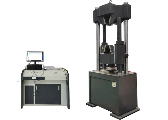ISO 6892 Máquina Utm Hidráulica para resistência à tração Força de compressão alongamento