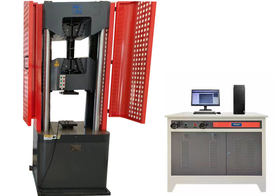 Equipamento de laboratório de ensaio de propriedades físicas de materiais máquina de ensaio universal hidráulica saída de fábrica