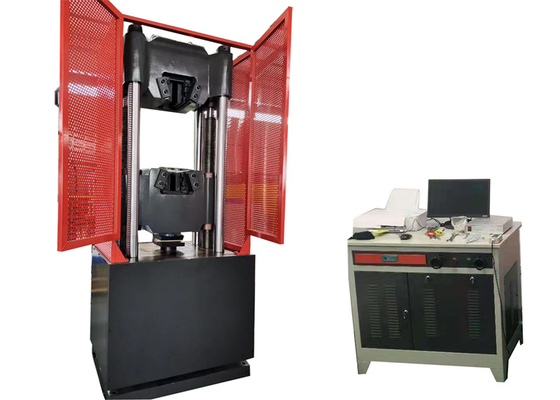 Display de computador Servo Máquina de ensaio hidráulico Tensão de compressão de dobra