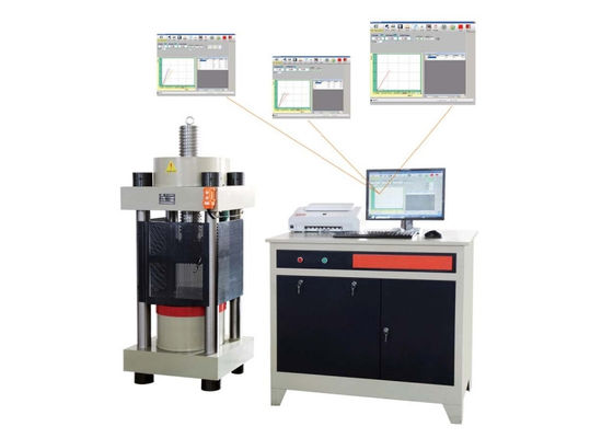 Método de inspecção da resistência ao compressão do cimento da máquina de concreto 600KN Método ISO