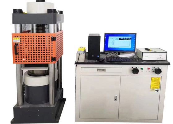 YAW-2000 Máquina de resistência à compressão controlada por computador para cimento, concreto e rocha