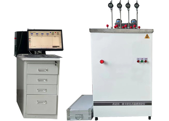 4.5KW Hdt Vicat Testing Machine Determinação de Vicat Temperatura de amolecimento do plástico