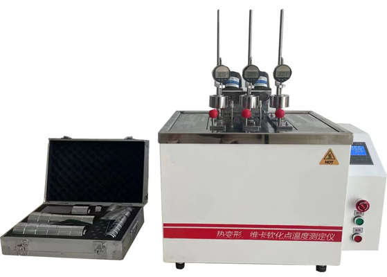 Deformação térmica / VICa Teste de temperatura do ponto de amolecimento Adotar sistema de controle HMI PLC