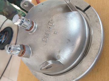 Padrão ISO9001 material plástico dos SS dos tampões de extremidade da tubulação das técnicas de carcaça 140mm