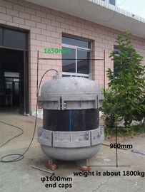 Tipo aprovação tripla plástica da tomada da estrutura ISO9001 dos tampões dos tampões de extremidade da tubulação de 800mm
