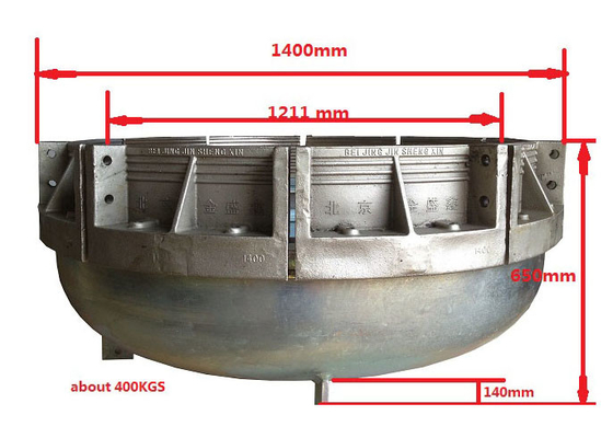 DN 1200 mm Caps de fim de tubos de plástico com teste hidrostático ASTM D 1598/1599 normas