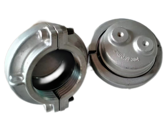 2 polegadas 60,3 mm tampas de extremo de aço inoxidável para PVC tubo PP pressão hidrostática