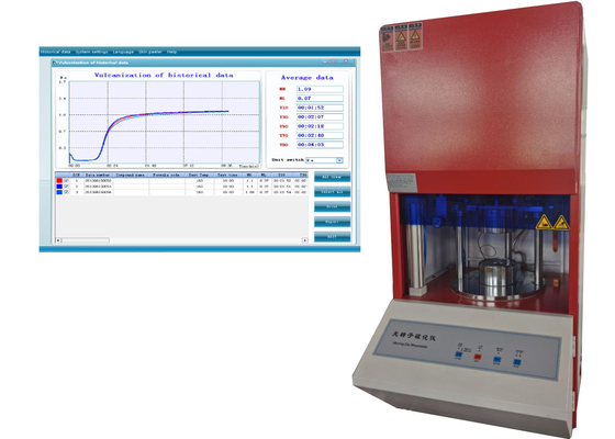 JSX-2000E Instrumento de vulcanização sem rotor de borracha controlado por computador