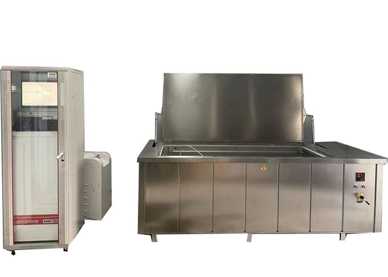 Máquina de ensaio para resistência à pressão hidrostática e resistência à ruptura de tubos de polietileno reforçados com aço em aplicações de abastecimento de água