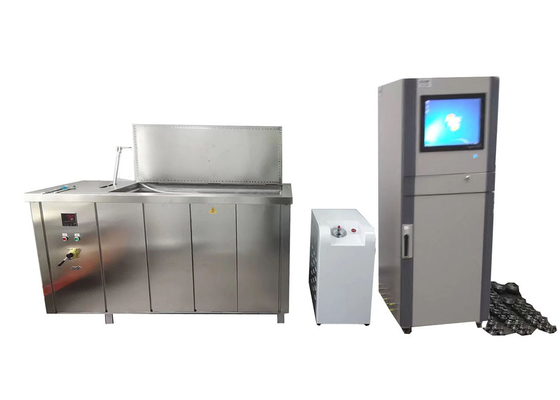 Máquina de ensaio para resistência à pressão hidrostática e resistência à ruptura de tubos de polietileno reforçados com aço em aplicações de abastecimento de água