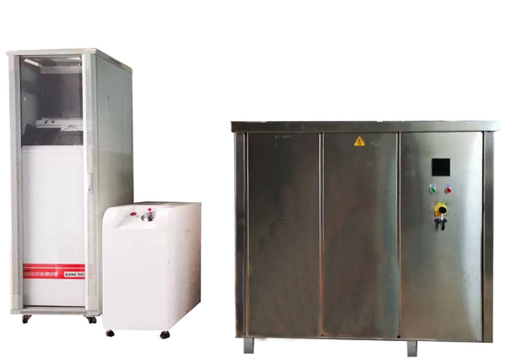 Máquina de ensaio para resistência à pressão hidrostática e resistência à ruptura de tubos de polietileno reforçados com aço em aplicações de abastecimento de água