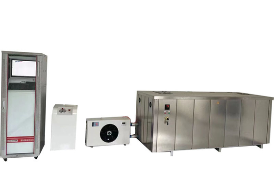 Máquina de ensaio de pressão hidrostática é utilizada para a determinação da resistência à pressão interna de tubos termoplásticos, acessórios e conjuntos para o transporte de fluidos