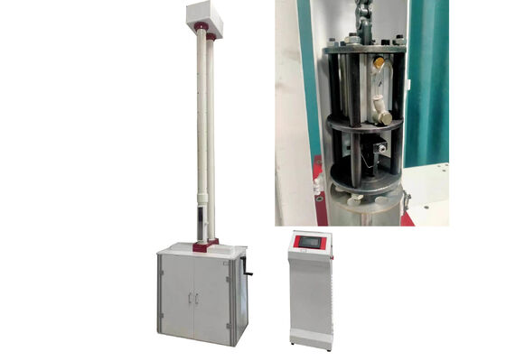 Equipamento de teste de martelo de queda para realização de testes de impacto em tubos de plástico, cerâmica de vidro e outros materiais não metálicos com resultados