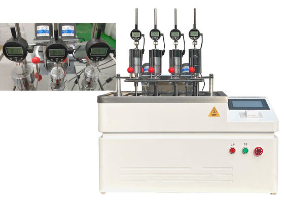 Solução de máquina de teste HDT VICAT para testar distorção de calor e temperaturas de amolecimento Vicat em processos de controle