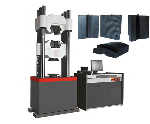 Máquina de teste servo-hidráulica com host de quatro colunas e tipo inferior de cilindro de óleo para maior estabilidade e precisão