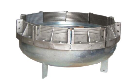 Tampas de extremidade de tubo de plástico leves com extremidade de vedação em formato de tambor e superfície de contato serrilhada para maior força de fixação