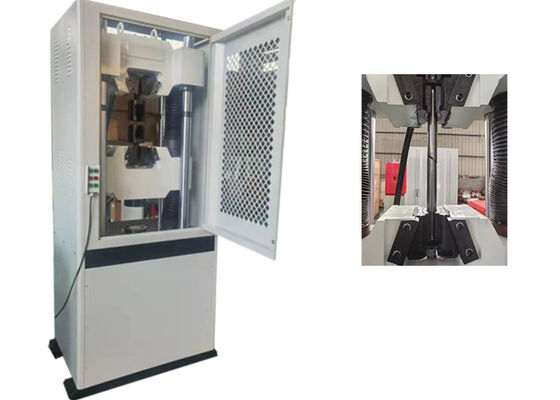 Máquina de teste servo-hidráulica equipada com controle de computador para testes de compressão e flexão de tração totalmente automatizados