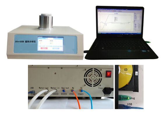 Máquina de calorimetria de varredura diferencial com software inteligente para análise térmica de polímeros e medição de mudança de entalpia