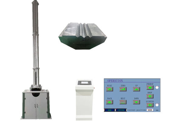 Equipamento de teste de martelo de queda adequado para avaliar a tenacidade e resistência do material sob condições de impacto controladas