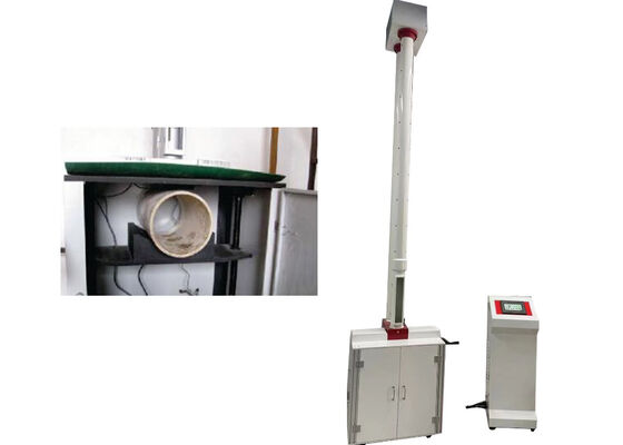 Equipamento de teste de martelo de queda com estrutura de estrutura evitando impacto secundário e caixa de controle elétrico para testes de impacto