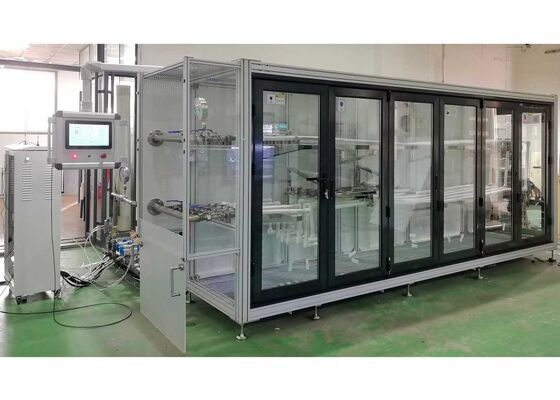Equipamento de teste de tubos para facilitar testes de ciclo de pressão e temperatura de longo prazo em sistemas e conexões de tubos de plástico