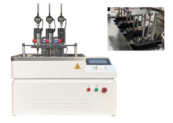 Solução de máquina de teste HDT VICAT para medir a temperatura de distorção térmica e o ponto de amolecimento Vicat de amostras de polímeros