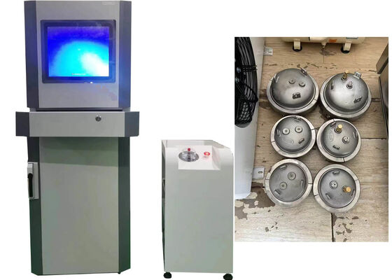 Máquina de teste de pressão hidrostática para teste de resistência à pressão de tubos de plástico, tanques e componentes hidráulicos